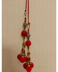 Deep Cherry Red Embellished Lehenga Set