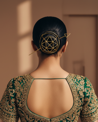 Gold Geometric Hair Bun Pin (Pre-order)