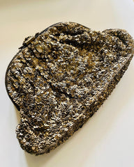 KOKOMMO Antique Gold Sequined Clutch