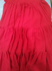 Dark Green and Rani Pink Embroidered Sharara Set